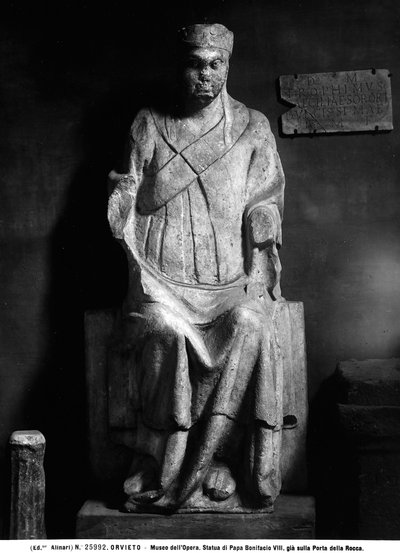 Statue of Pope Boniface VIII by Italian School